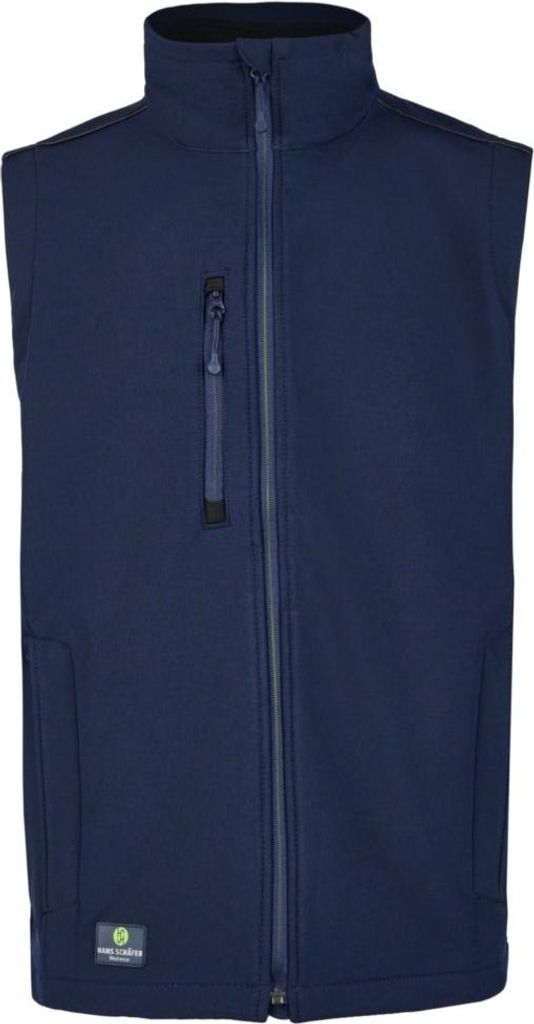 Hans Schäfer SMART Softshell Weste - Navy, Gr. S, 80655-9051-S