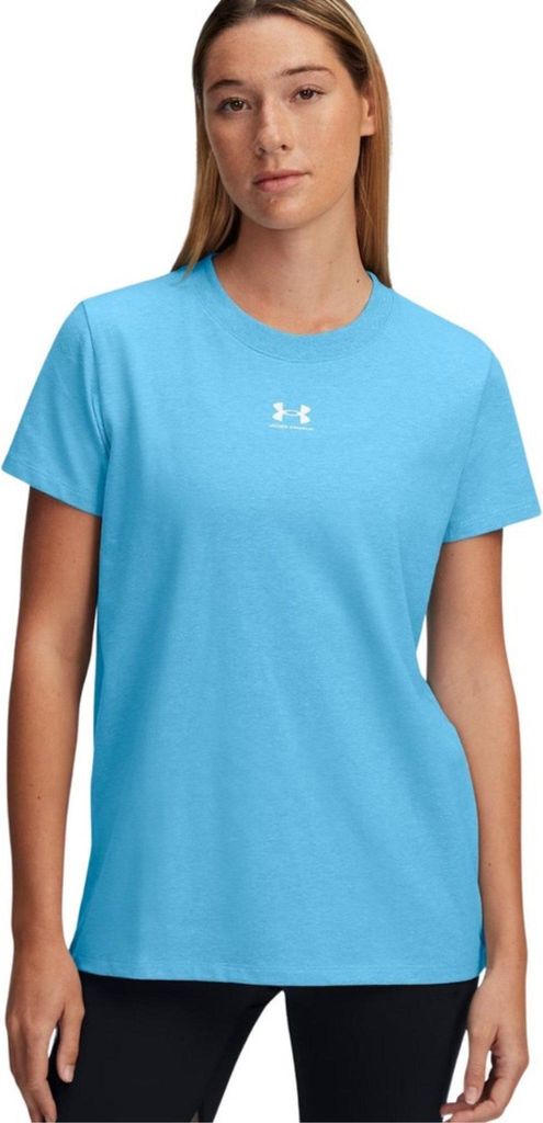 Under Armour Damen-T-Shirt Ua Rival Core Ss 1383648-453__SM