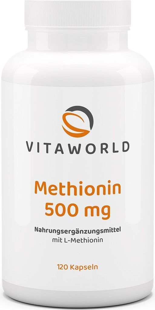 Methionin 500 mg (120 Kps) Produktbild 