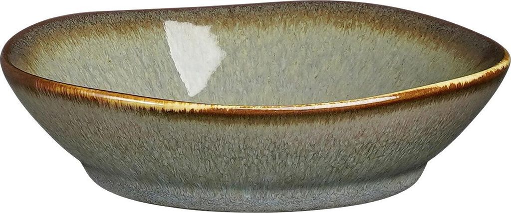 Mica Decorations Schale Racco stoneware 4 x 12 cm grün