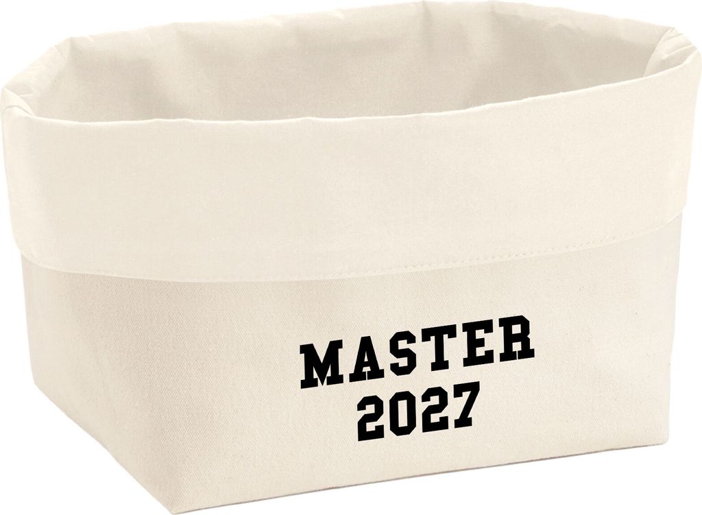 Huuraa Organizer Master 2027 Abschluss 3 Liter Medium Canvas Baumwolle Utensilo Geschenkidee