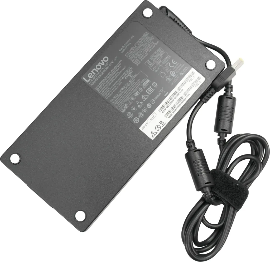 Chargeur Rapide 230W Lenovo Haute Performance avec Câble Secteur Inclus