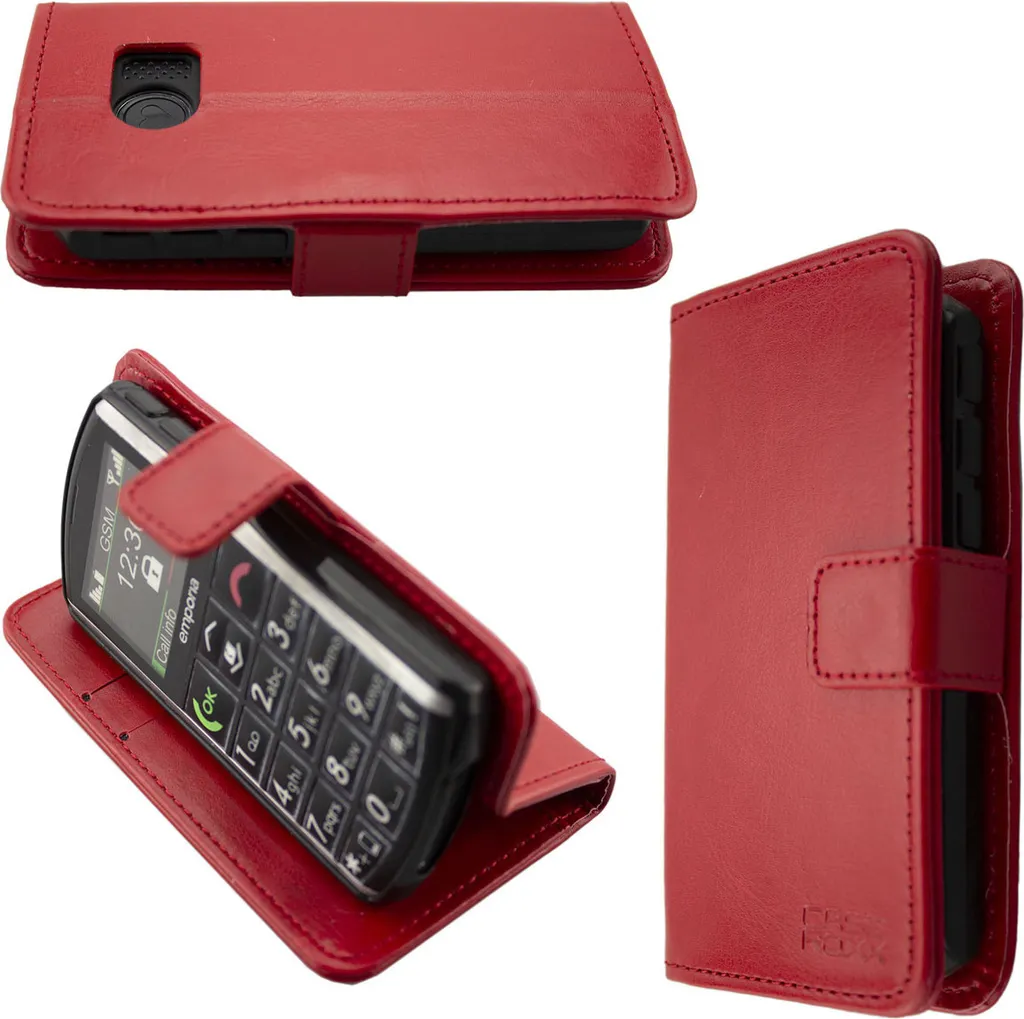caseroxx Custodia per cellulare compatibile con Emporia Pure V25 Custodia a portafoglio Bookstyle-Case