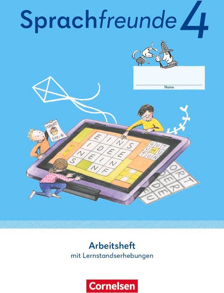 Sprachfreunde 4. Schuljahr. Arbeitsheft Schulausgangsschrift - Östliche Bundesländer und Berlin