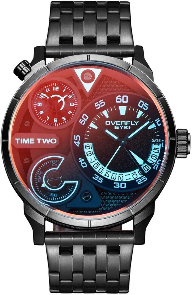 Orologio Doppia Ora Uomo Vetro Fotocromatico - Affidabilità da Viaggio