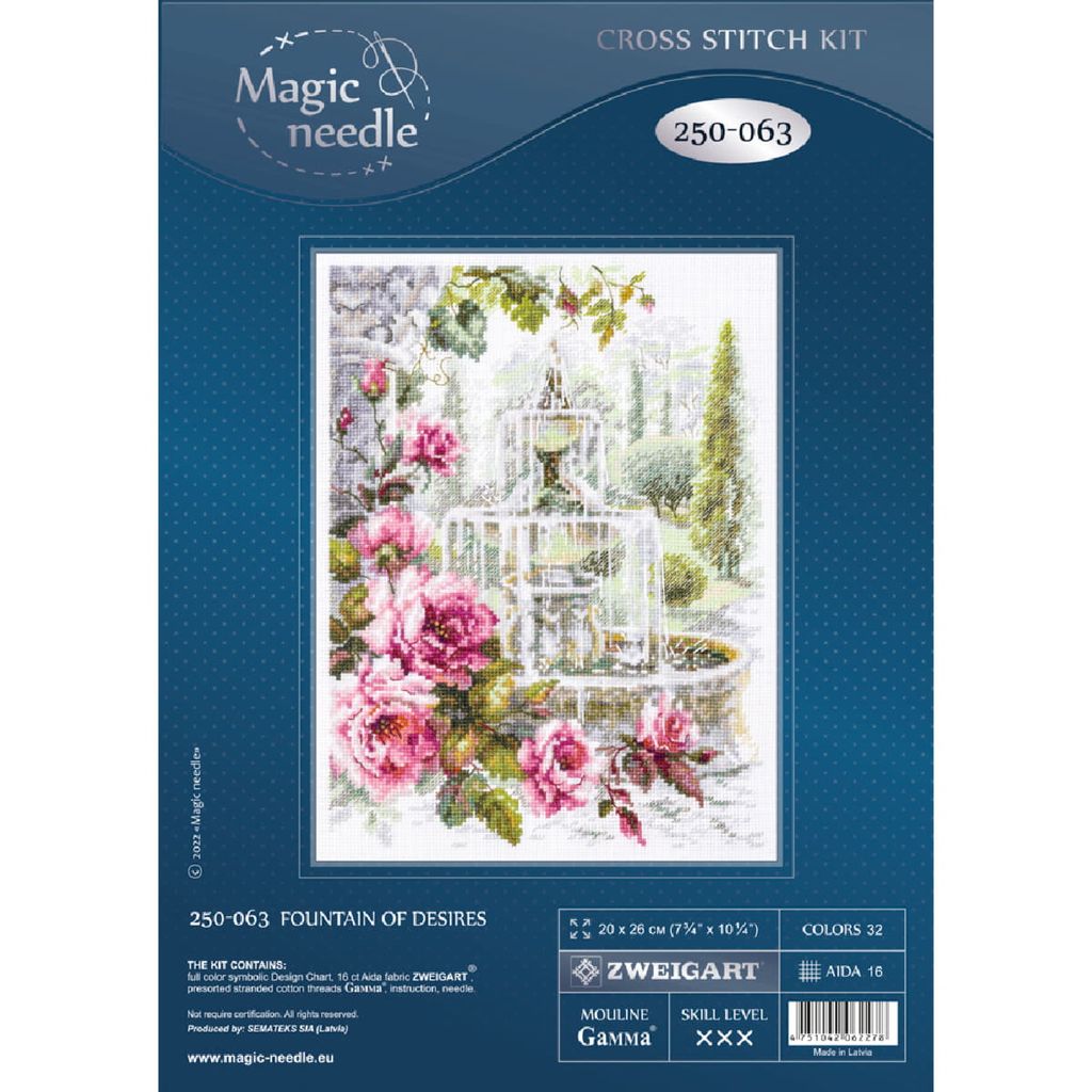 Günstig kaufen Magic Needle Zweigart Edition Kreuzstich Set "Tulpis und