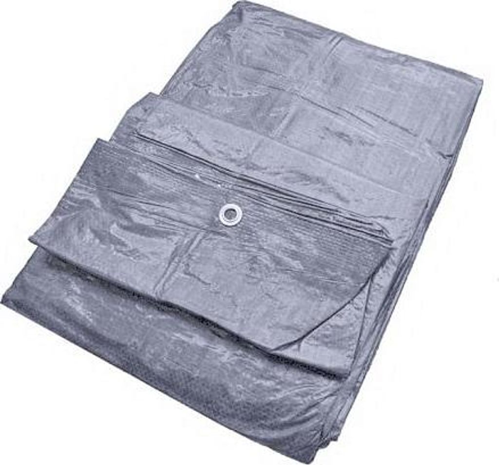 Plane 8 x 10 m Silber 130 g/m² Dick 10 x 8 m