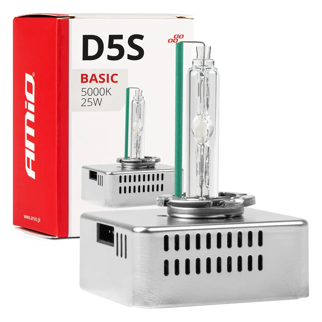 Kit Lampada D5S Xenon AMIO 5000K 25W 12V Omologata ECE R99