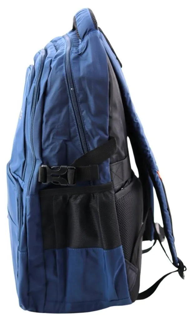 Sac à dos multi-poches 35L bleu marine pour ordinateur et documents - 3