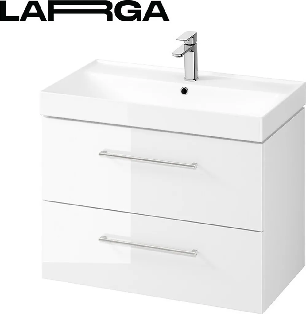 Armoire de bain design 80 cm Podum Larga - Solution de rangement idéale
