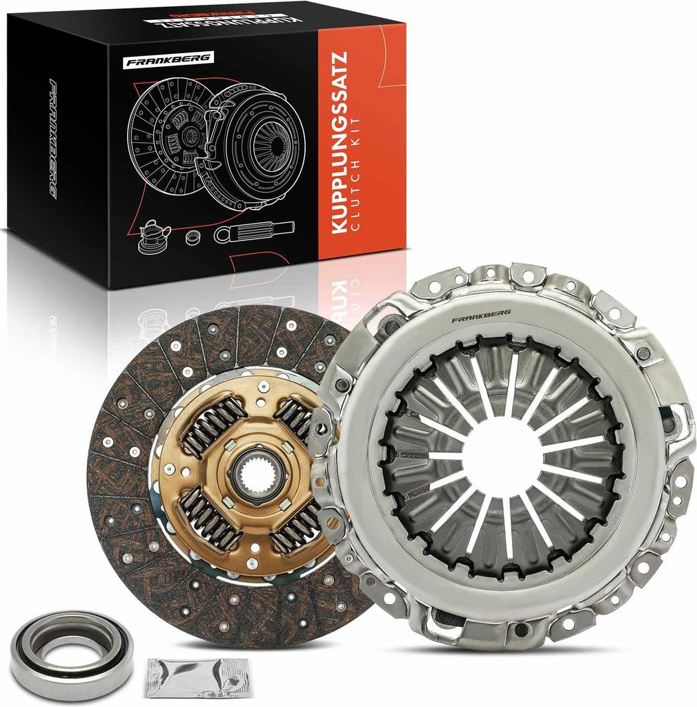 Frankberg 1x Kupplungssatz für Nissan NP300 Navara D40 NP300 Navara Pritsche/Fahrgestell Pathfinder III R51 2.5L
