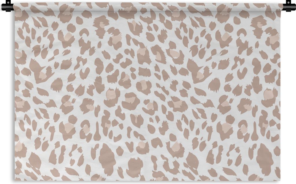 MuchoWow Wandteppich Wandbehang Panther Druck - Pastell - Flecken 90x60 cm Tapisserie Dekoration Wandtuch - Wandskulpturen - Bildteppich