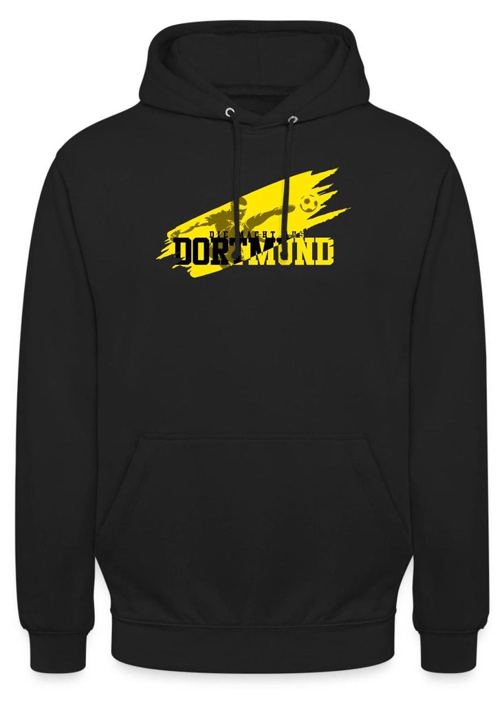 Spreadshirt Die Macht Aus Dortmund Schwarz-Gelb Fußball Fan Produktbild 
