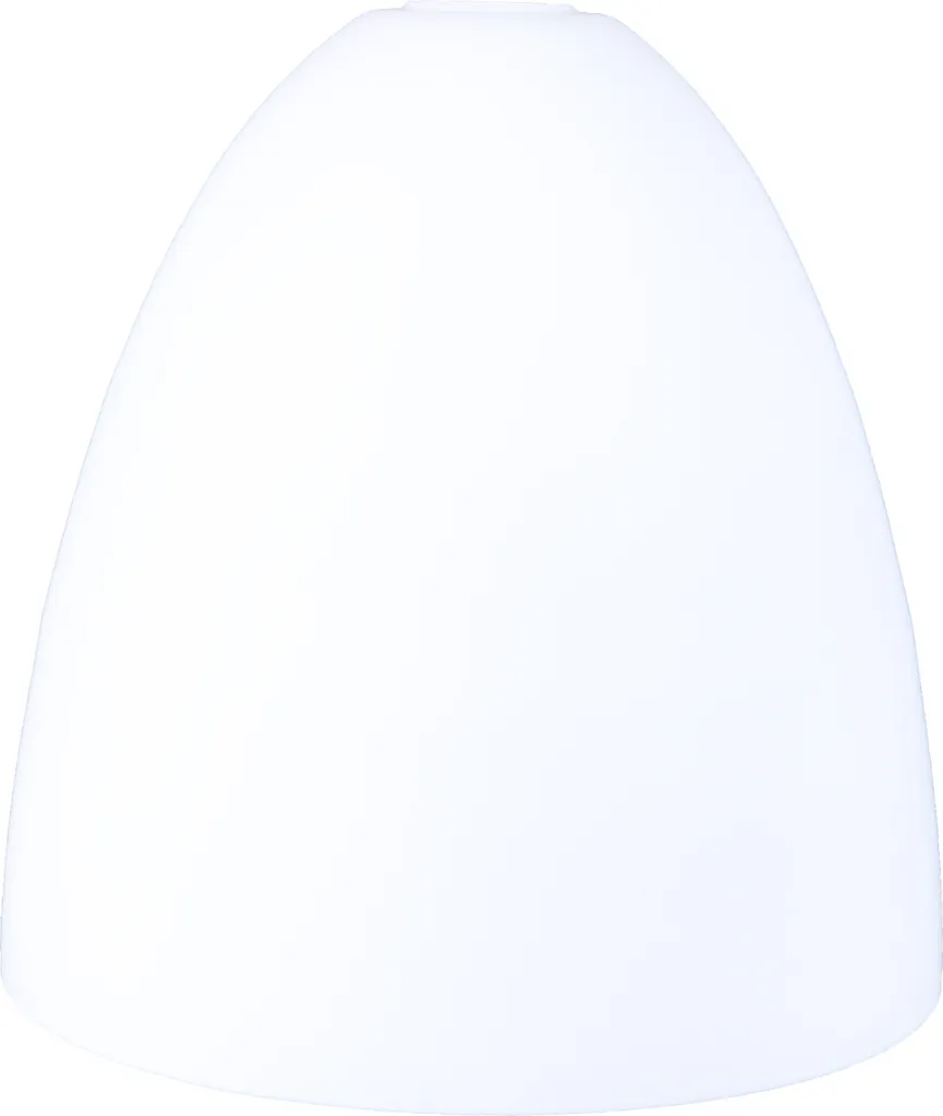 Abat-jour en verre blanc mat Ø 300mm pour plafonnier et suspension