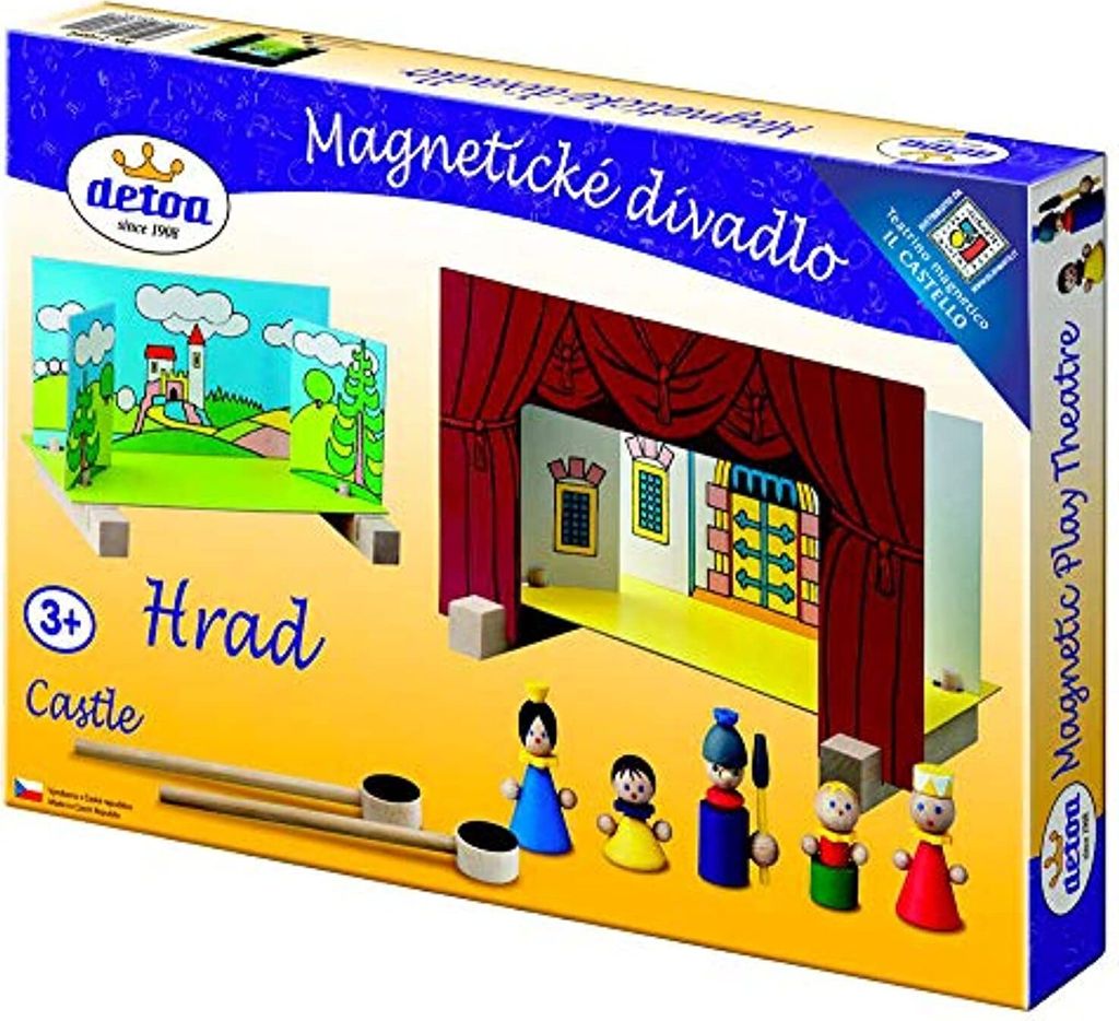 DETOA 11684 Magnetisches Theater Schloss, blau Produktbild 
