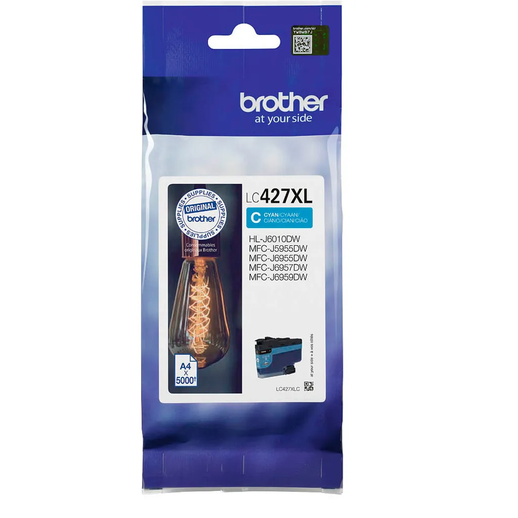 Brother Cyan Ink Cartridge - 5000 Pages