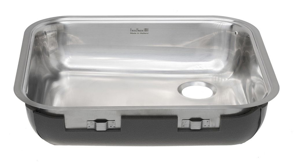REGINOX Edelstahlspüle L18 4035 SK 100 mm tief (L) OHNE Produktbild 