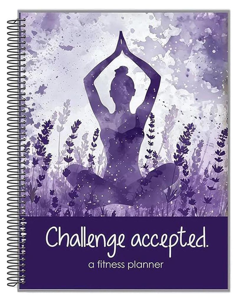 Challenge Accepted Fitnessplaner: 90-Tage-Trainings- und Ernährungstagebuch mit Fortschrittskontrollen, Abendreflexion, Gewohnheitstracker, Mahlze...