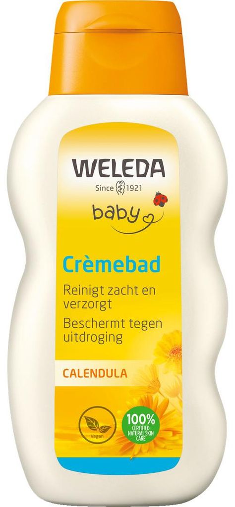 WELEDA Calendula baby cremebad (200 ml) Productafbeelding 