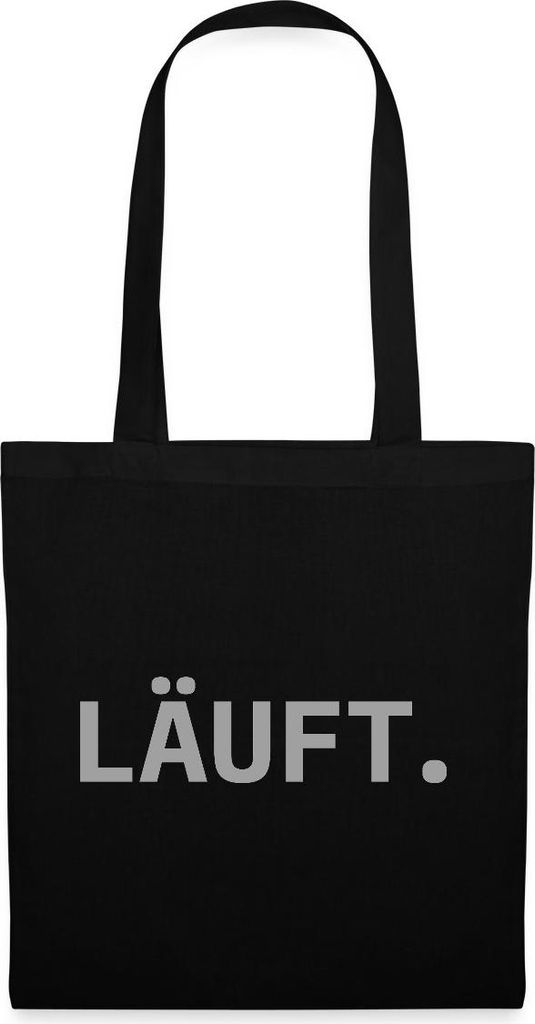 Spreadshirt Stromberg Läuft Stoffbeutel, One size, Schwarz