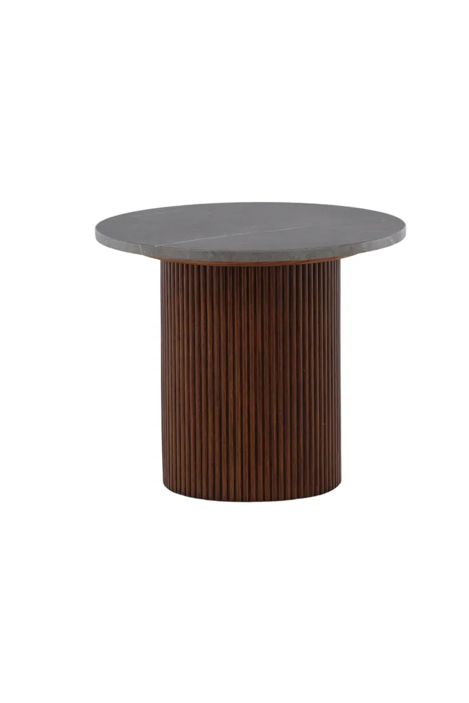 Table basse Härön en bois de noyer massif, le meuble d'appoint d'exception