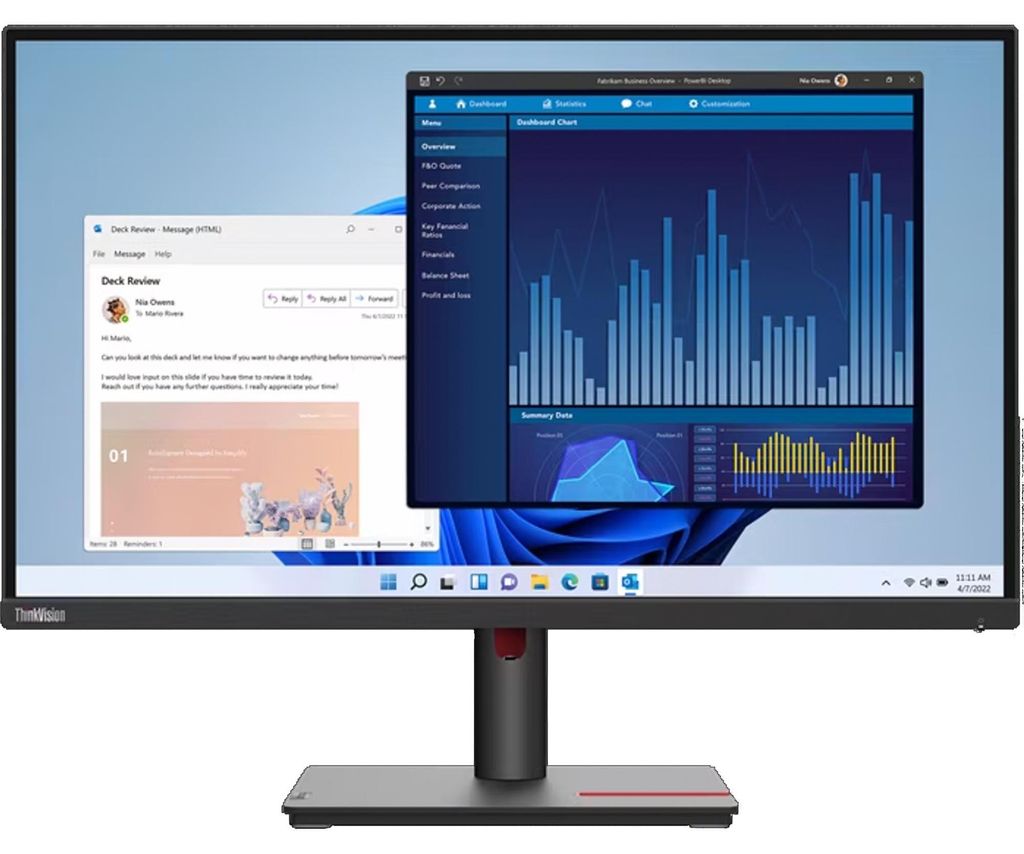 Lenovo ThinkVision T27p-30, 68,6 cm (27"), 3840 x 2160 px, Obrázok produktu 
