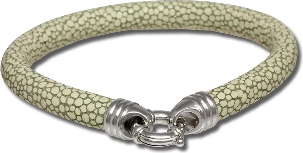 Bracelet Cuir Noir 6mm Idée Cadeau Femme Bijou Argent 925 Margerita