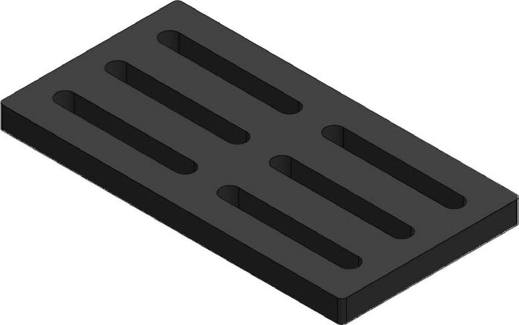 Kaminrost / Ascherost 230x120x15mm passend für Supra Aknaa**