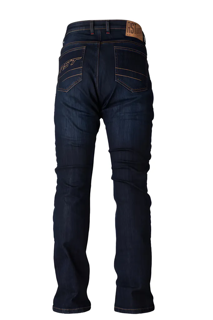 Pantalon moto renforcé RST 2 denim bleu foncé jambe courte taille 42
