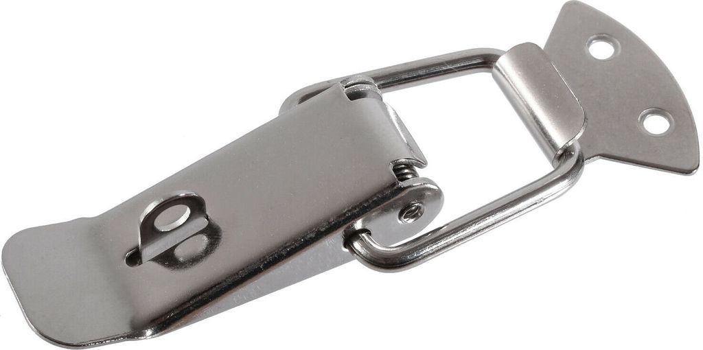 Edelstahl Spannverschluss Kistenverschluss Kofferverschluss Schloss abschließbar Abschließbar 45mm