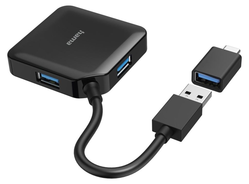 Hama 00200116, USB 3.2 Gen 1 (3.1 Gen 1) Type-A + Type-C, Produktbild 