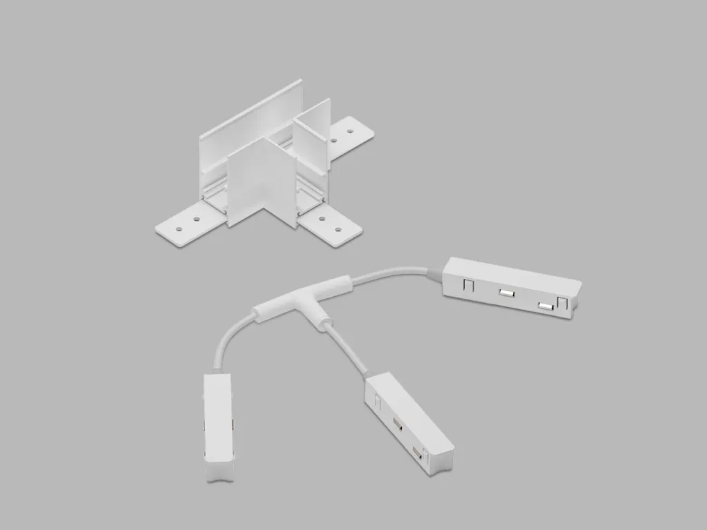 LED2 6491001 MAG Connecteur en T W DALI Blanc pour Rail Magnétique