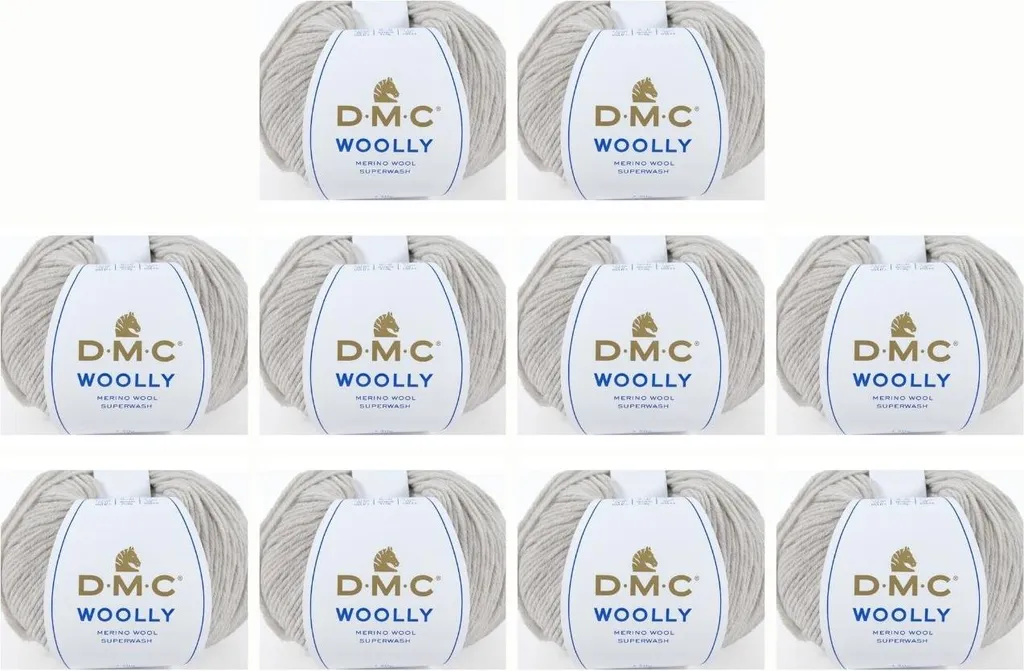 Laine Mérinos DMC Woolly Douce et Chaude Lot de 10 x 50g Coloris 488