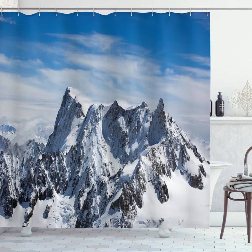 Tenda Doccia Antimuffa ABAKUHAUS 175x200cm - Tessuto Idrorepellente