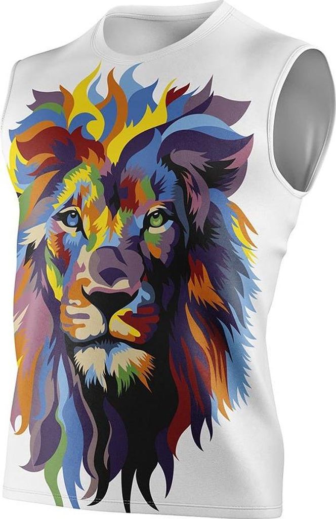 Otso Be A Lion ärmelloses T-shirt Mehrfarbig S Herren Mehrfarbig S