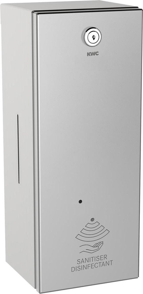 KWC AR Desinfektionsmittelspender, RODAN, elektr., Edelstahl, AP, 120x295x107 mm