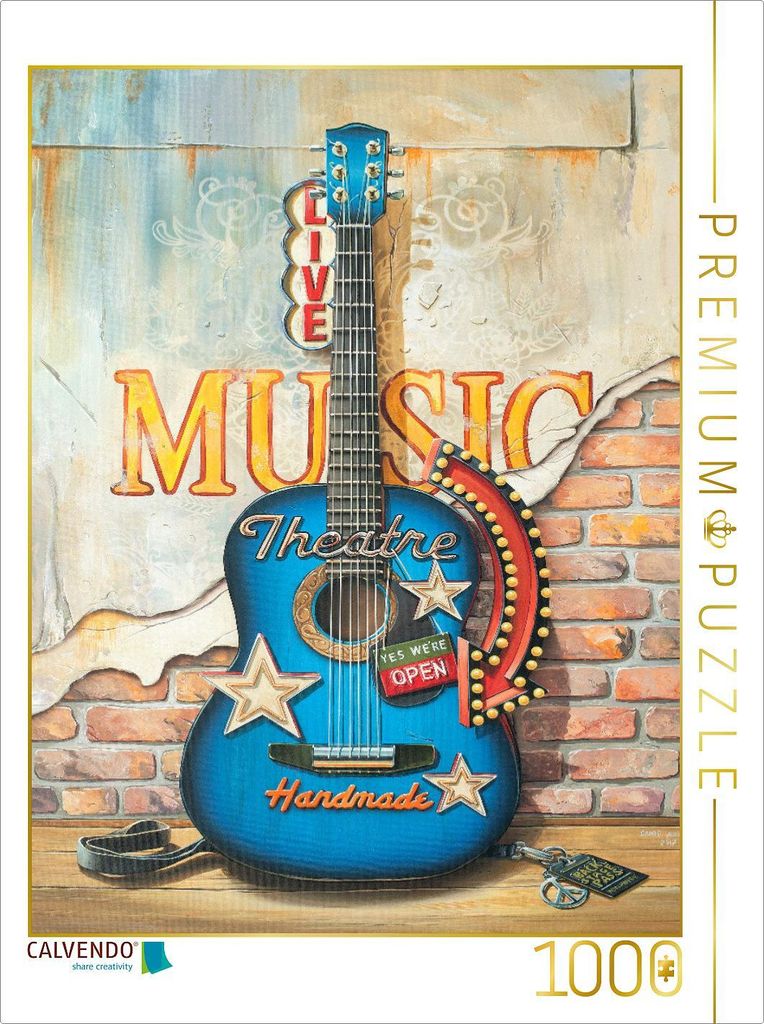 CALVENDO Puzzle Music 1000 Teile Puzzle hoch | 1000 Teile Lege-Größe 64x48cm Foto-Puzzle für glückliche Stunden