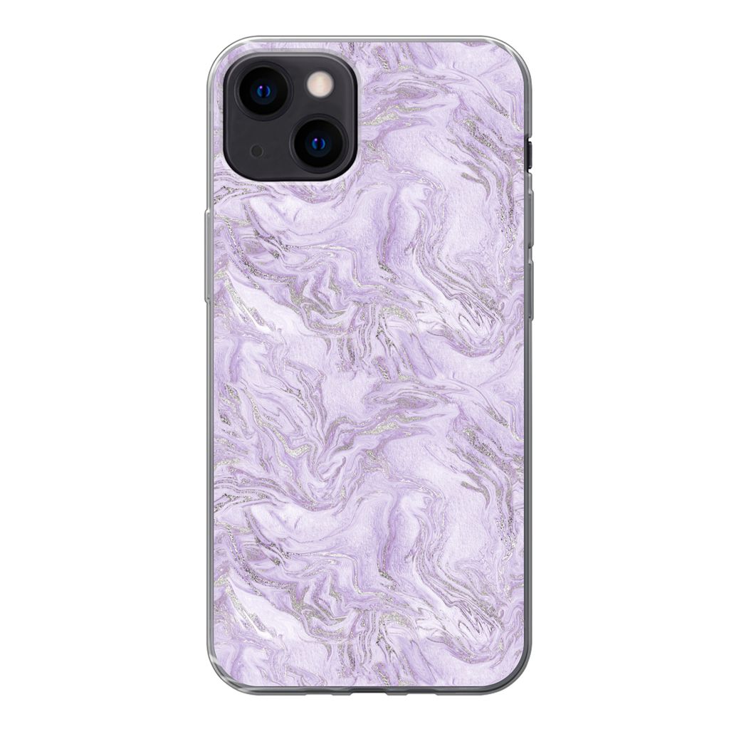 MuchoWow® Handyhülle Schutzhülle Hülle für iPhone 13 Marmor Produktbild 