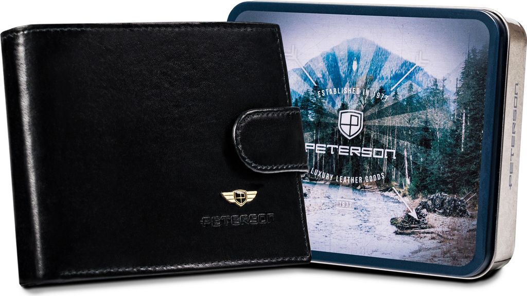 Peterson Ledergeldbörse PTN N992L- VT BLACK 6138