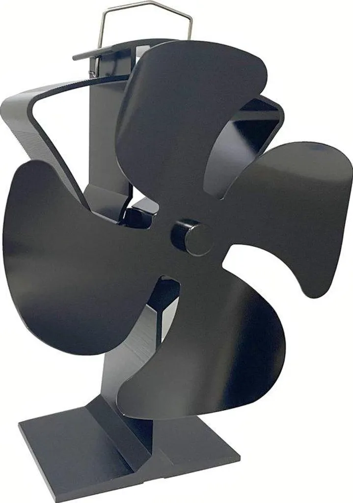 Ventilateur thermique pour poêle à bois avec 4 pales haute efficacité