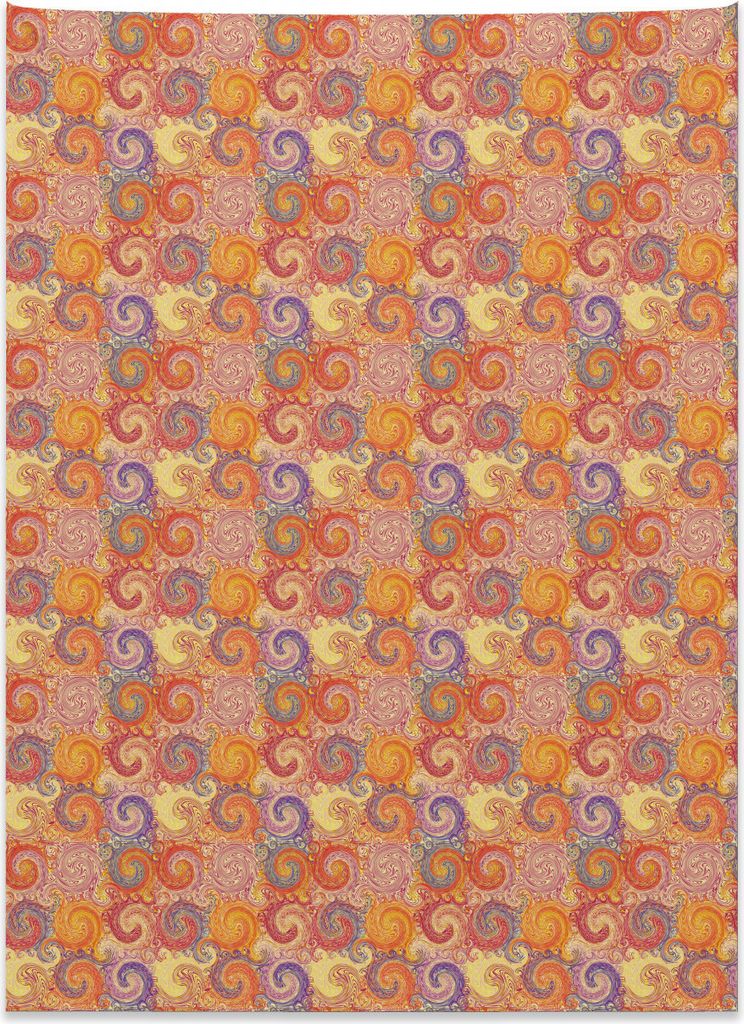 Abakuhaus Abstrakt Wandteppich, Warmer Colorred Vortex aus Weiches Mikrofaser Stoff Kein Verblassen Klare Farben Waschbar, 110 x 150 cm, Mehrfarbig