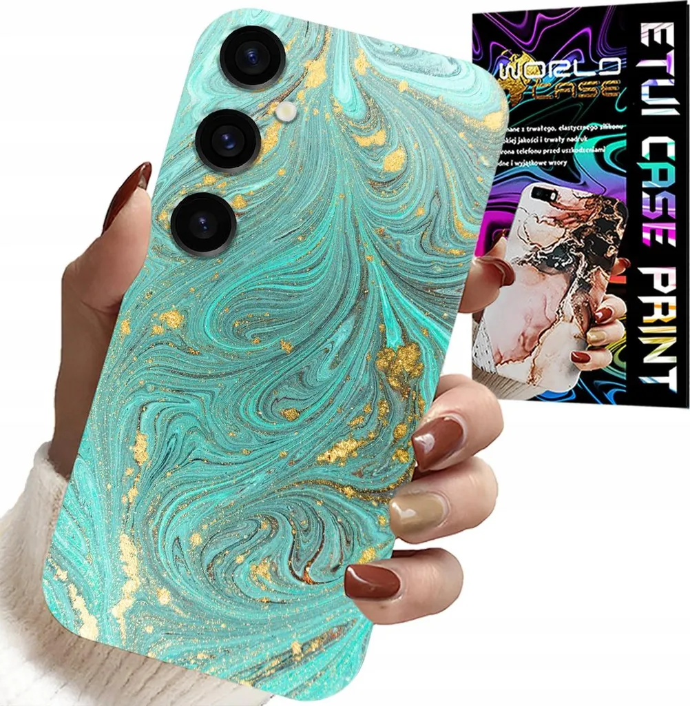 Custodia Per Samsung Galaxy A05S - Motivi Marmorizzati + Vetro Temperato