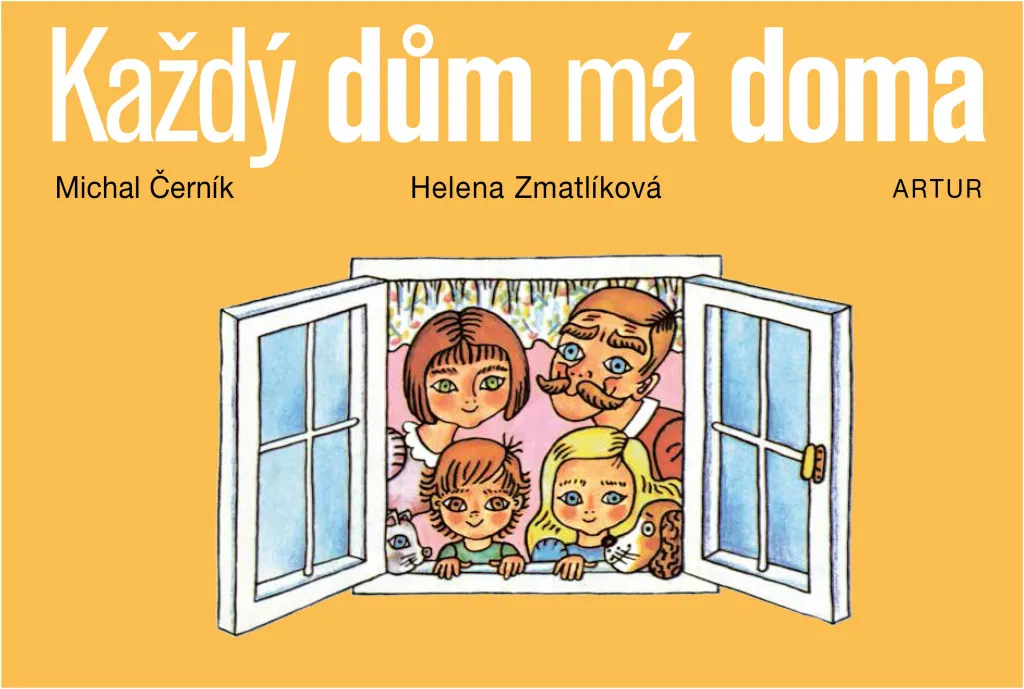 Livre de Poésie Jeunesse Michal Černík Album Illustré Každý dům má doma