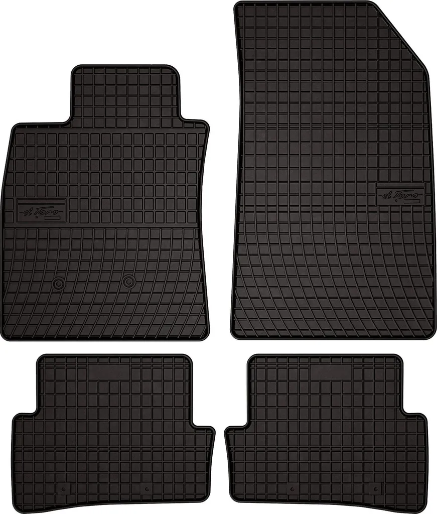 Tappetini Renault Clio III Gomma Nera 2005-2012 Grandtour 4 Pezzi