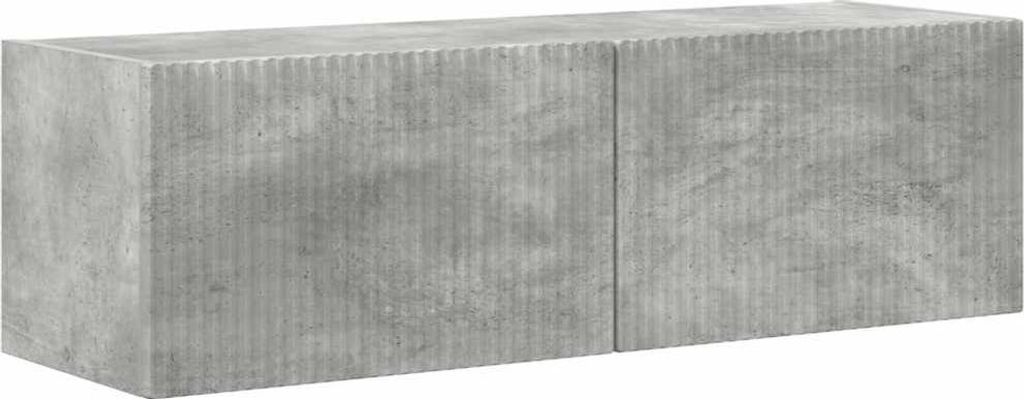 vidaXL TV-Wandschrank Beton 98 x 31 x 29,5 cm Holzwerkstoff
