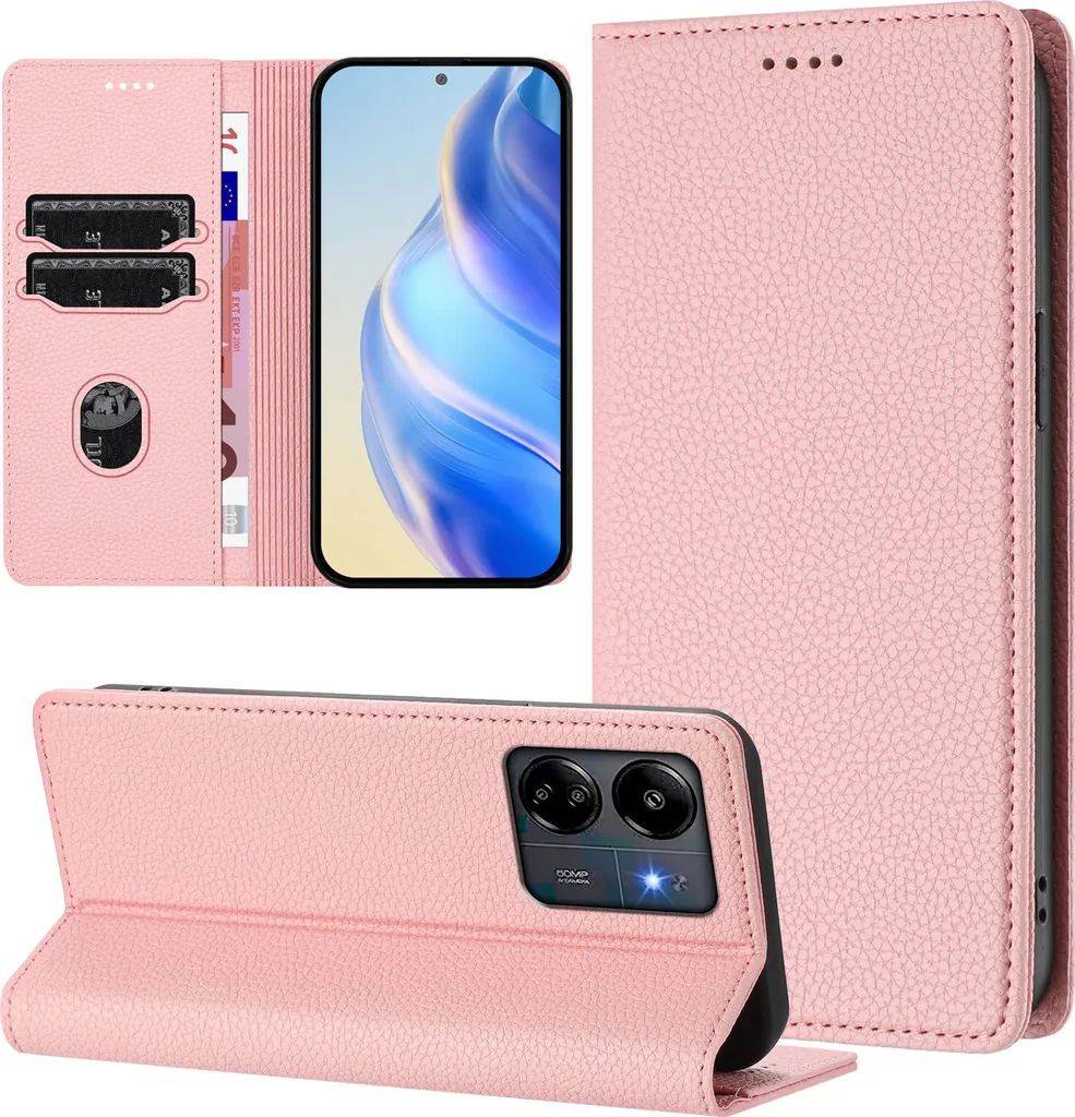 PEIYE Custodia Portafoglio Per Xiaomi Redmi 13C / Poco C65 - Cover Flip