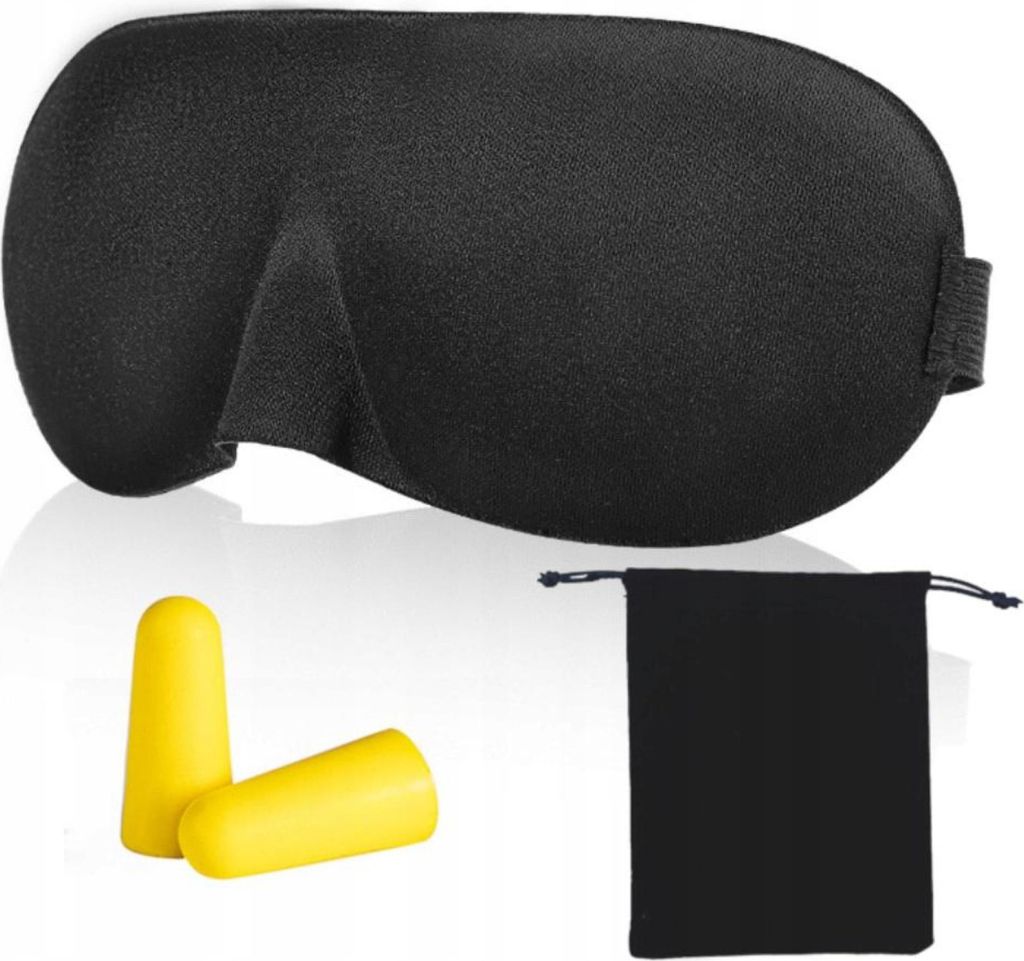Opaska Na Oczy Do Spania Zaciemniająca Maska 3D Podróżna Zdjęcie produktu 