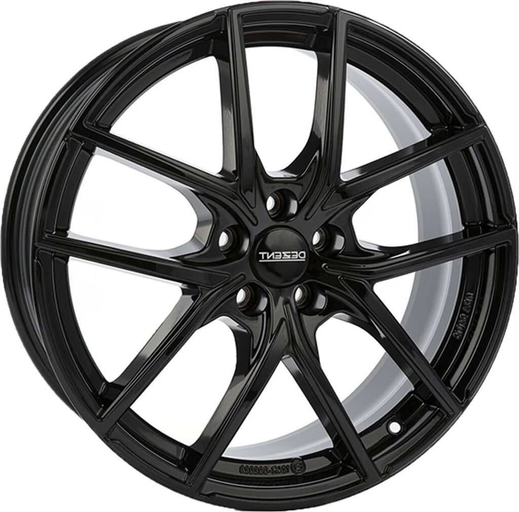 Zliatinové kolesá DEZENT TO black 8x19 5x112 ET 49 BLACK Obrázok produktu 