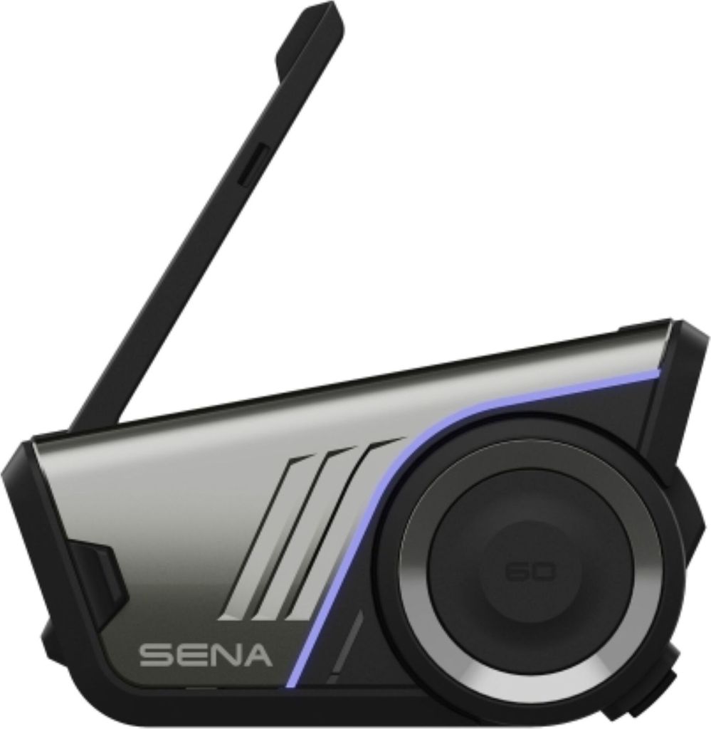 Sena 60S Motorrad-Kommunikations-Bluetooth-Headset mit mit Wave, Mesh und Bluetooth-Intercom-System, Sound von Harman Kardon 2. Generation
