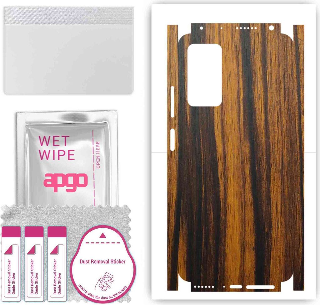apgo Rückseite + Seiten Schutzfolie, Skin, kompatibel mit Xiaomi Redmi Note 11 Pro, Hinten Displayschutzfolie aus Vinylfolie, kratzfest, einfache ...